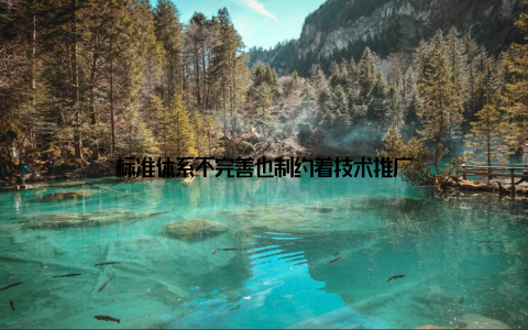 标准体系不完善也制约着技术推广