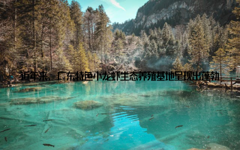 近年来, 广东特色小龙虾生态养殖基地呈现出蓬勃发展态势, 不仅成为当地农民增收致富的重要途径, 更为广东省乡村振兴战略注入了新动能